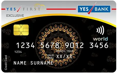 YES First Exclusive Credit Card e13992dc49